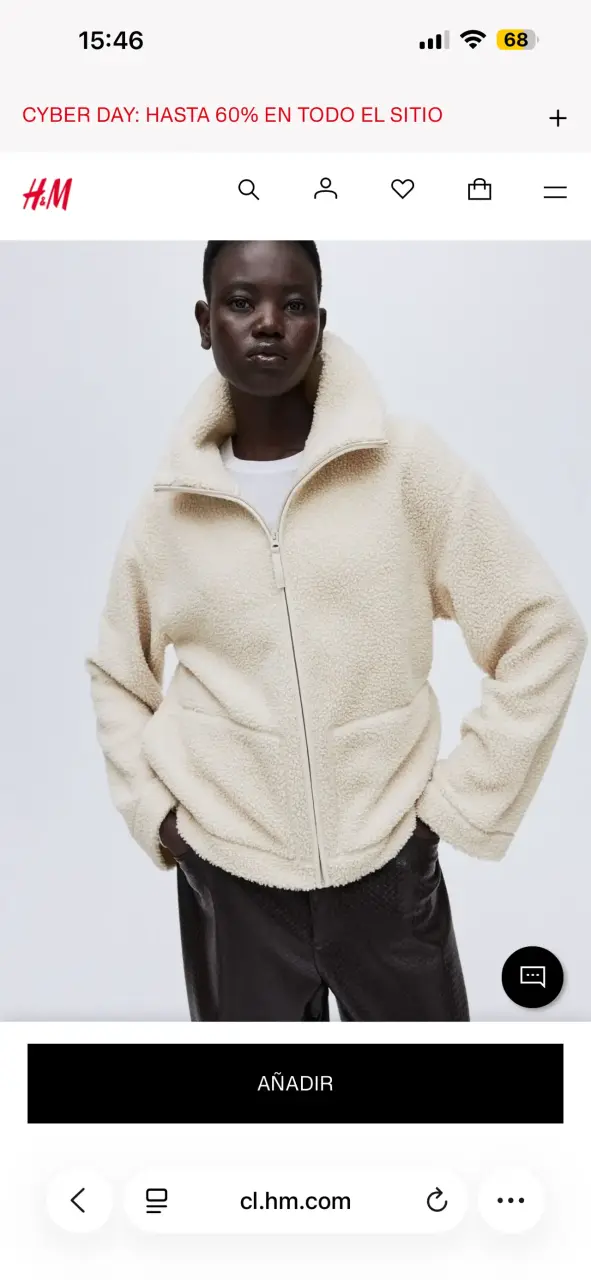 Chaqueta chiporro talla XL café - 4