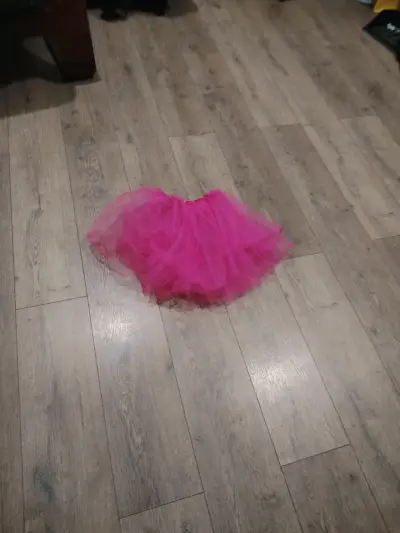 Falda tutú rosa para niña - miniatura 1