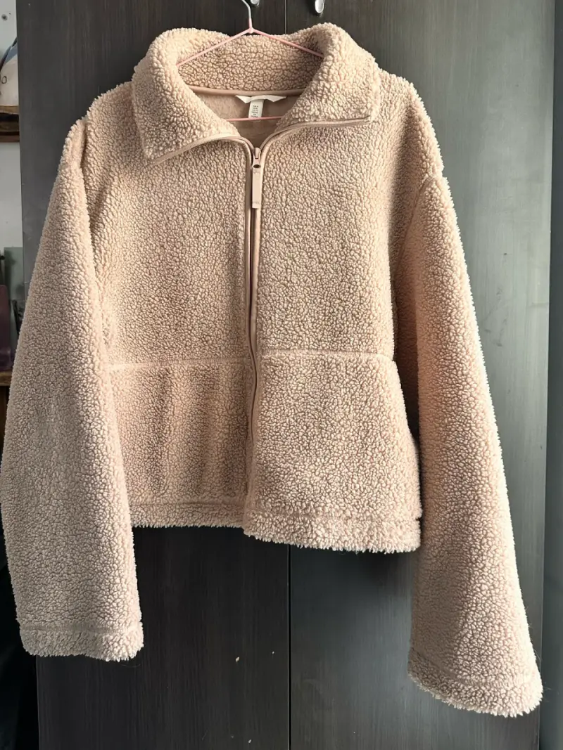 Chaqueta chiporro color rosa talla XL - 2