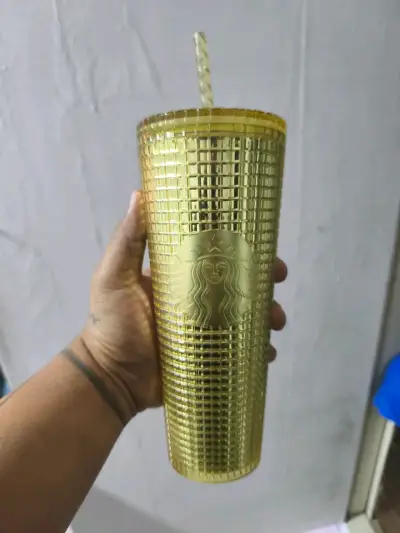 Vaso térmico dorado - miniatura 1