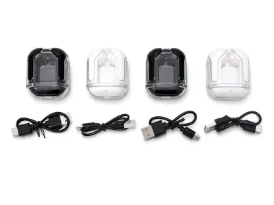 Cargadores USB portátiles negros y blancos - miniatura 1
