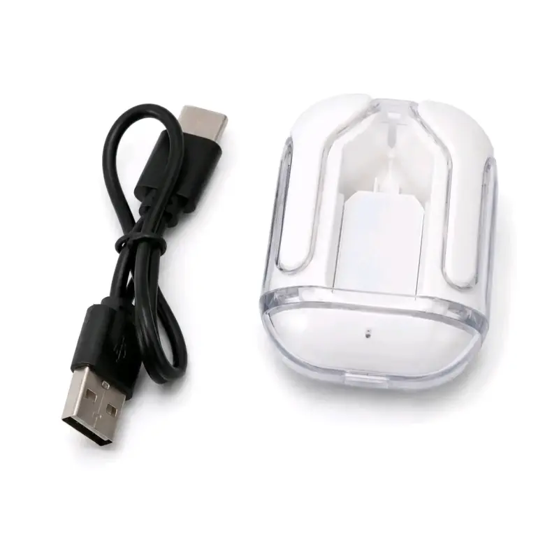 Cargadores USB portátiles negros y blancos - 2