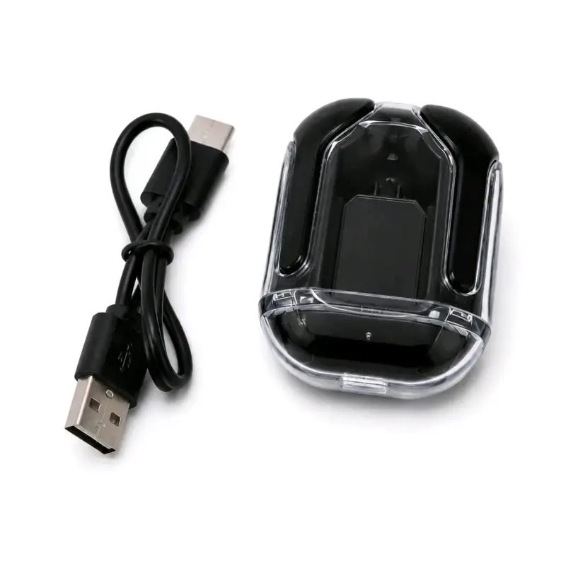 Cargadores USB portátiles negros y blancos - 3