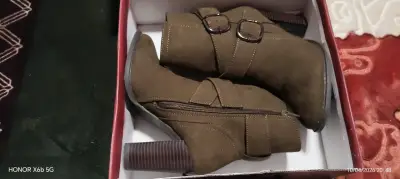 Botines caf e9 con hebillas - miniatura 6