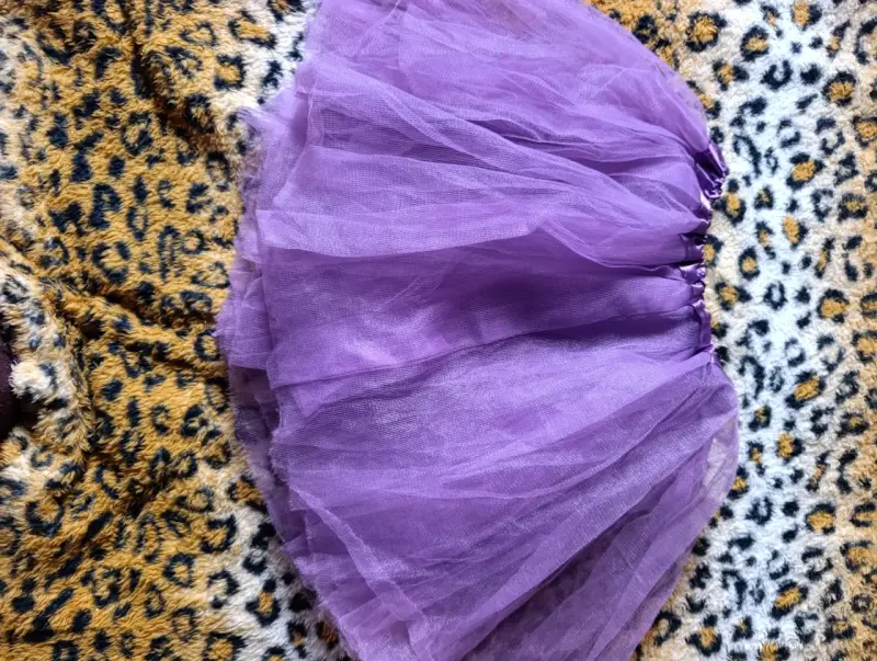 Falda tutú morada para niños - 2