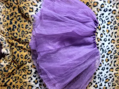 Falda tutú morada para niños - miniatura 2