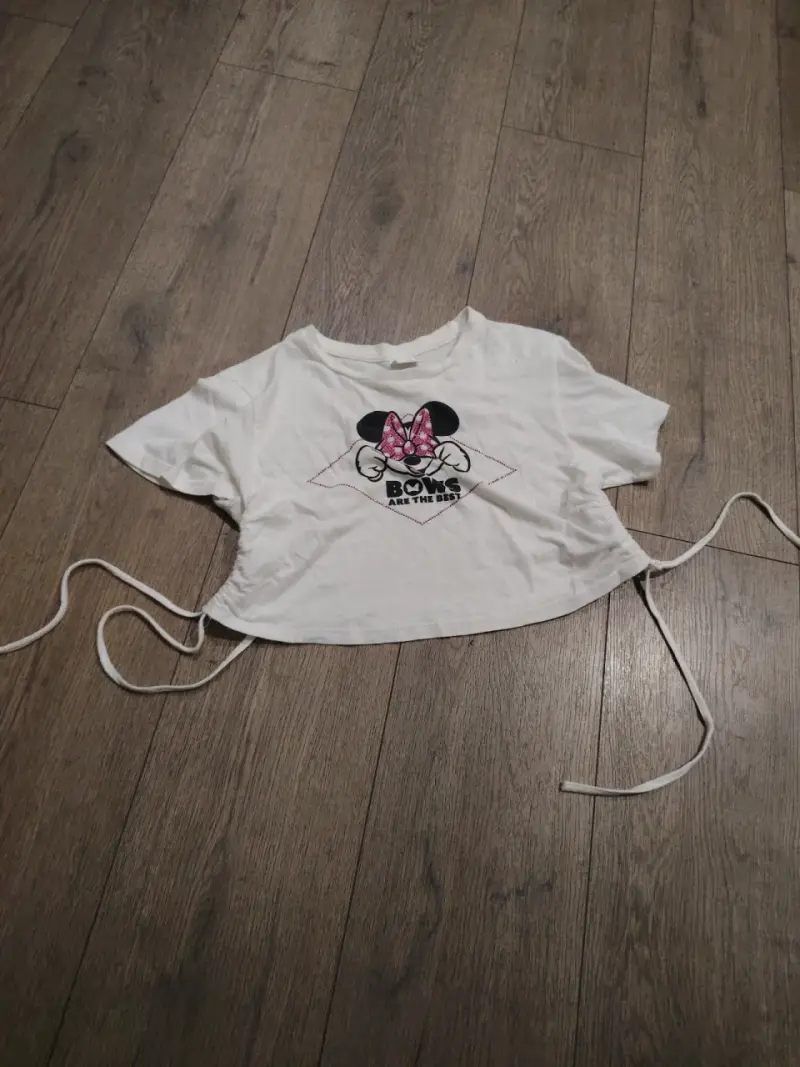 Polera blanca Minnie Mouse - 1