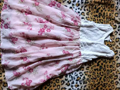 Vestido niña rosado - miniatura 1