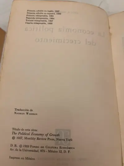 Libro La economía política del crecimiento - miniatura 4