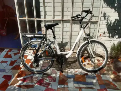 Bicicleta eléctrica Volmark blanca - miniatura 3