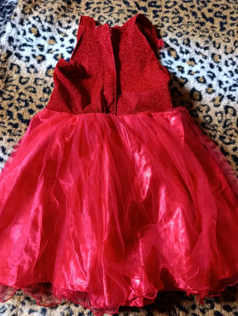 Vestido de noche rojo - 2