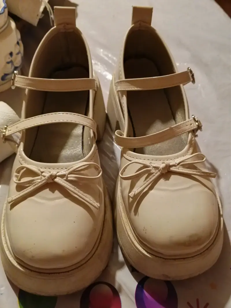 Zapatos de charol blancos - 1