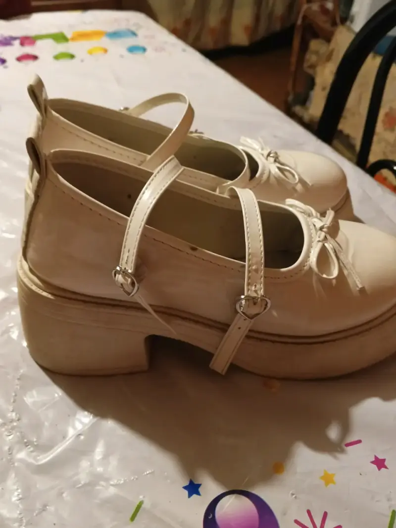 Zapatos de charol blancos - 2