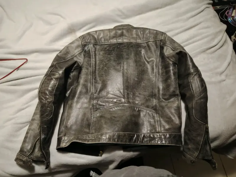 Chaqueta de cuero Cafe Racer - 1