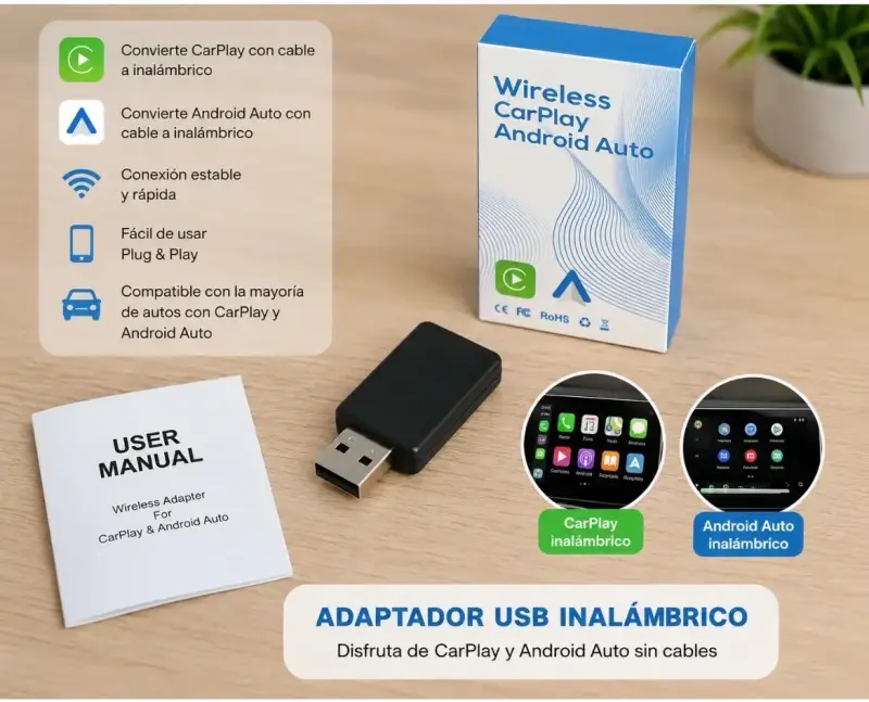 CarPlay y Android Auto inalámbrico - 3
