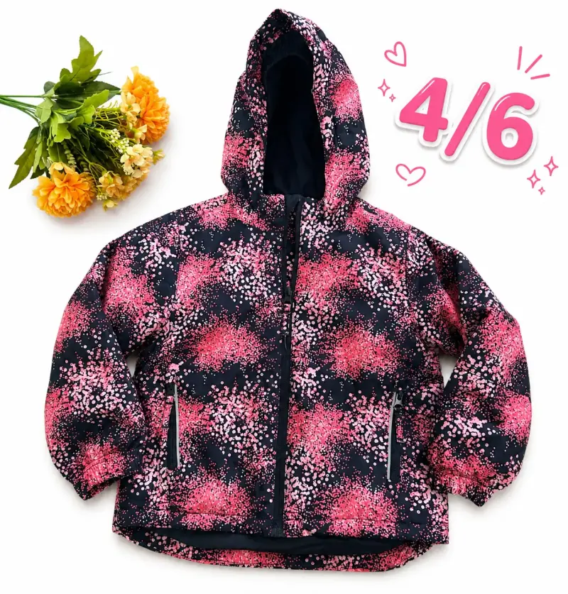 Chaqueta impermeable estampado floral - 1