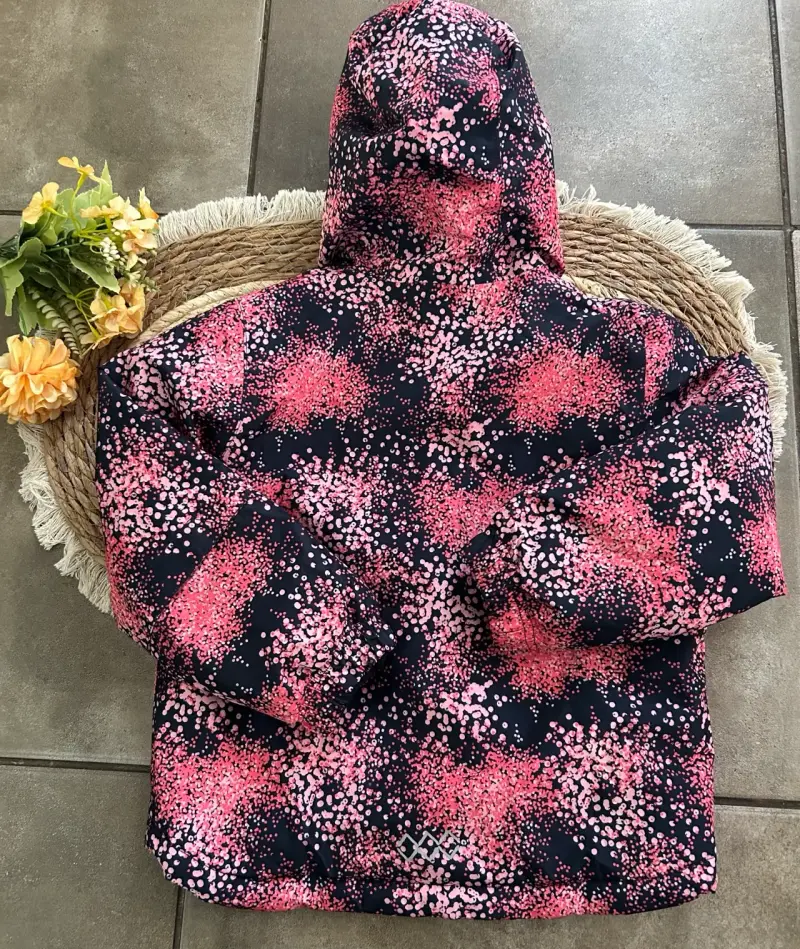 Chaqueta impermeable estampado floral - 3