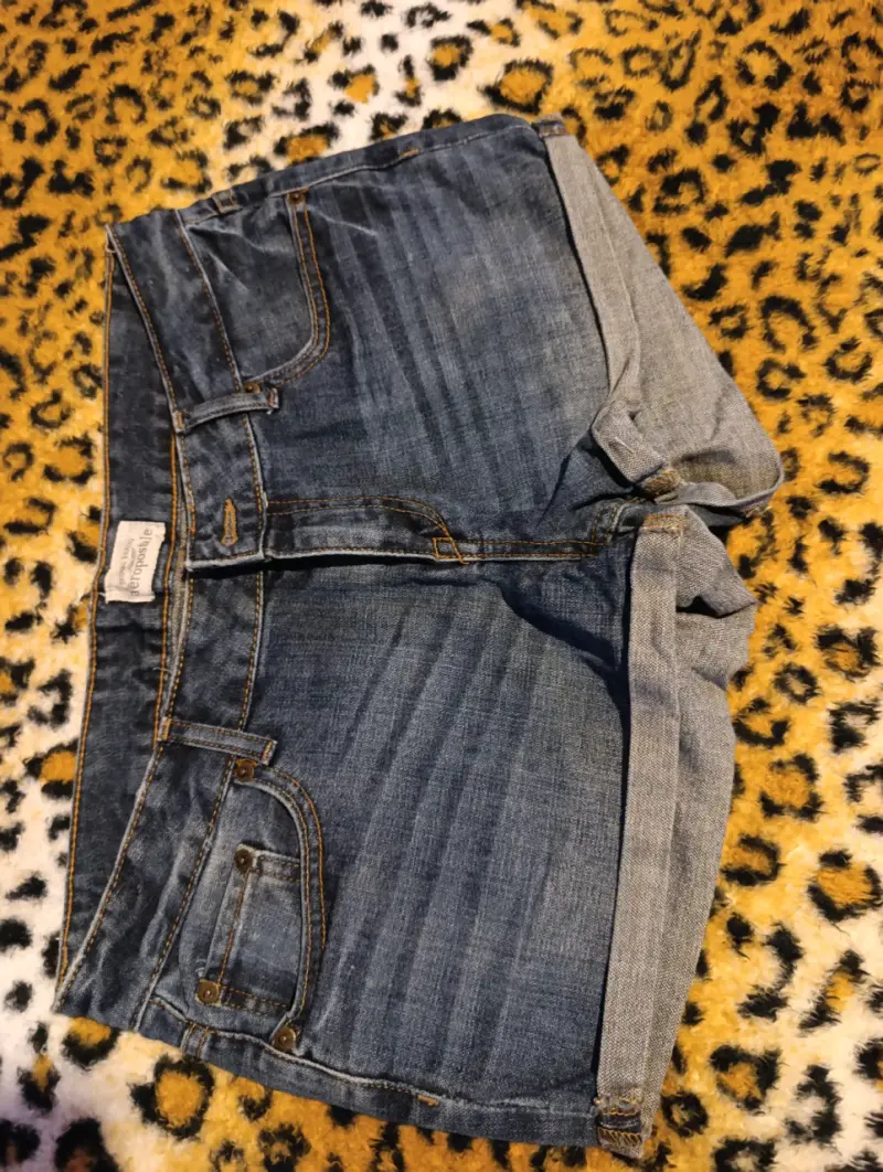 Shorts de mezclilla azul - 1