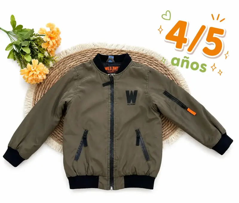 Chaqueta verde 4/5 años - 1