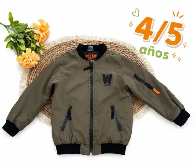 Chaqueta verde 4/5 años - miniatura 1