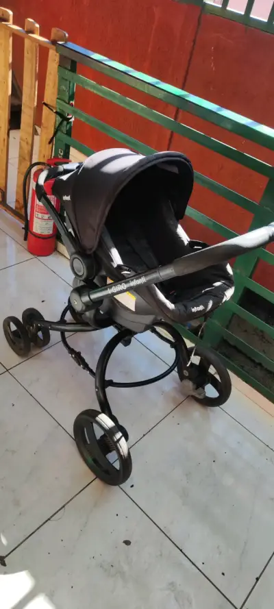 Coche para bebé Infanti negro - miniatura 1
