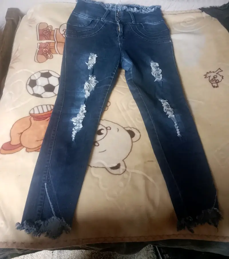 Jeans desgastados gris oscuro - 2