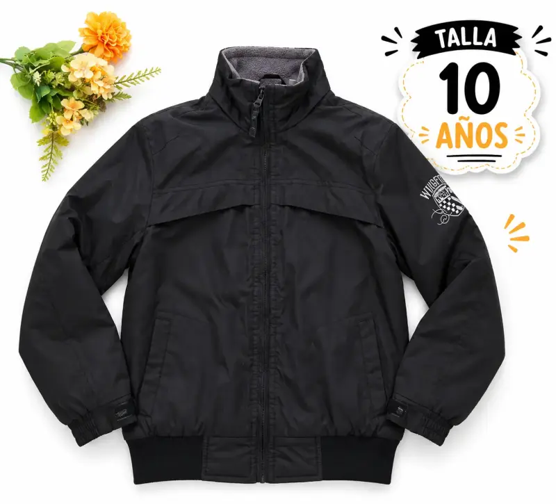 Chaqueta negra niño 10 años - 1