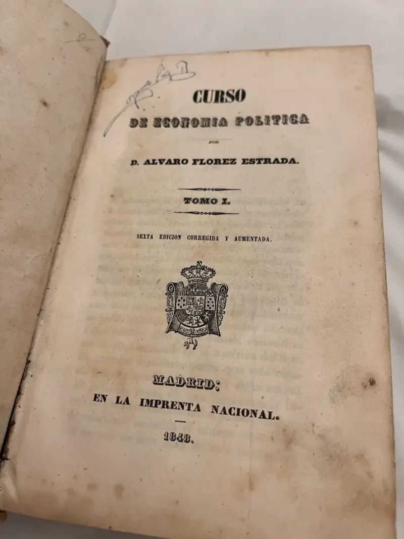 Curso de Economía Política 1848, Alvaro Florez E. - 1