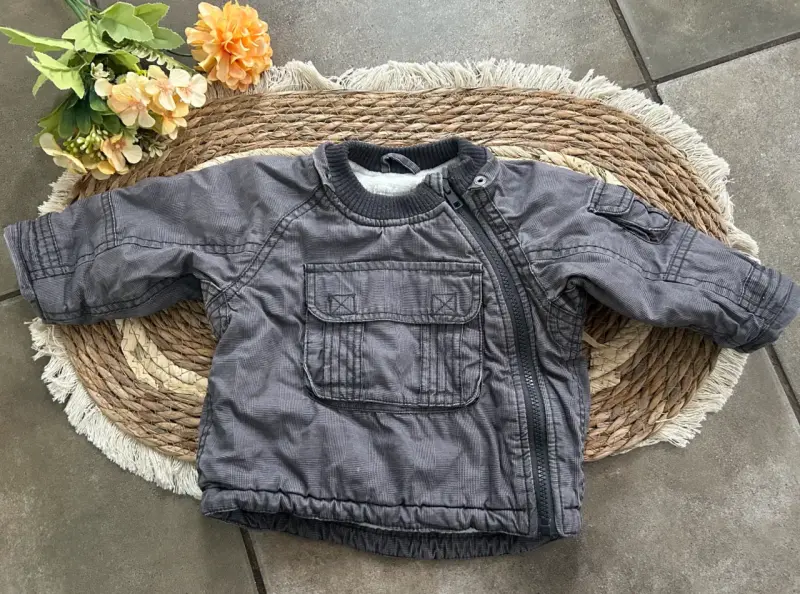 Chaqueta gris bebé 4-6 meses - 2