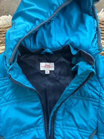 Chaqueta azul bebé 3 meses - miniatura 4