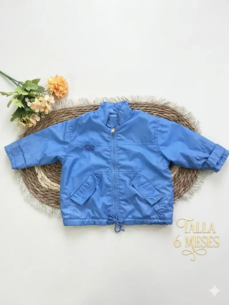 Chaqueta azul bebé 6 meses - 1