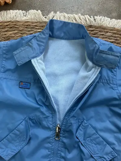Chaqueta azul bebé 6 meses - miniatura 3