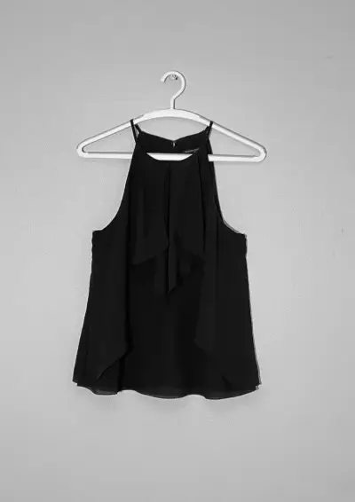 Blusa negra sin mangas BANANA REPUBLIC - miniatura 1