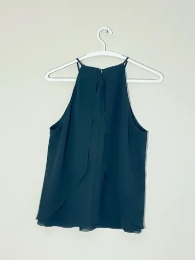 Blusa negra sin mangas BANANA REPUBLIC - miniatura 4