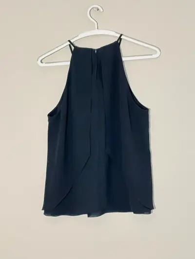 Blusa negra sin mangas BANANA REPUBLIC - miniatura 5