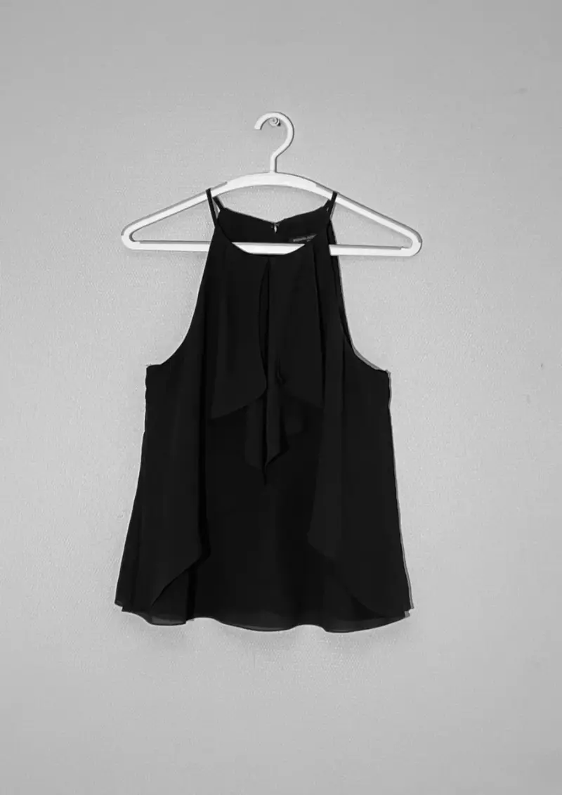 Blusa negra sin mangas BANANA REPUBLIC - 9
