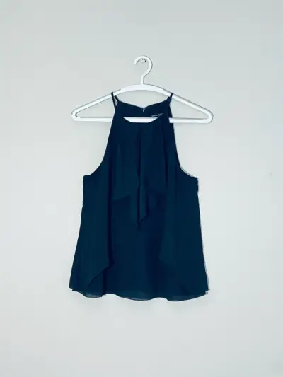 Blusa negra sin mangas BANANA REPUBLIC - miniatura 12