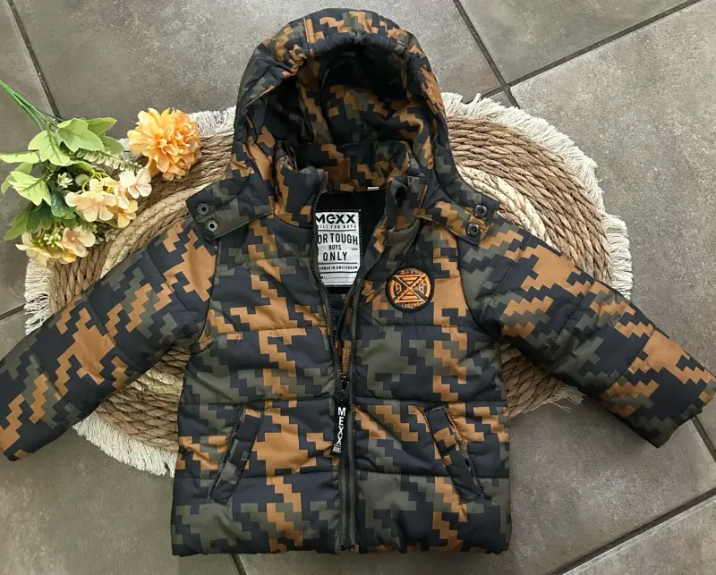 Parka camuflaje talla 12/18 meses - 3