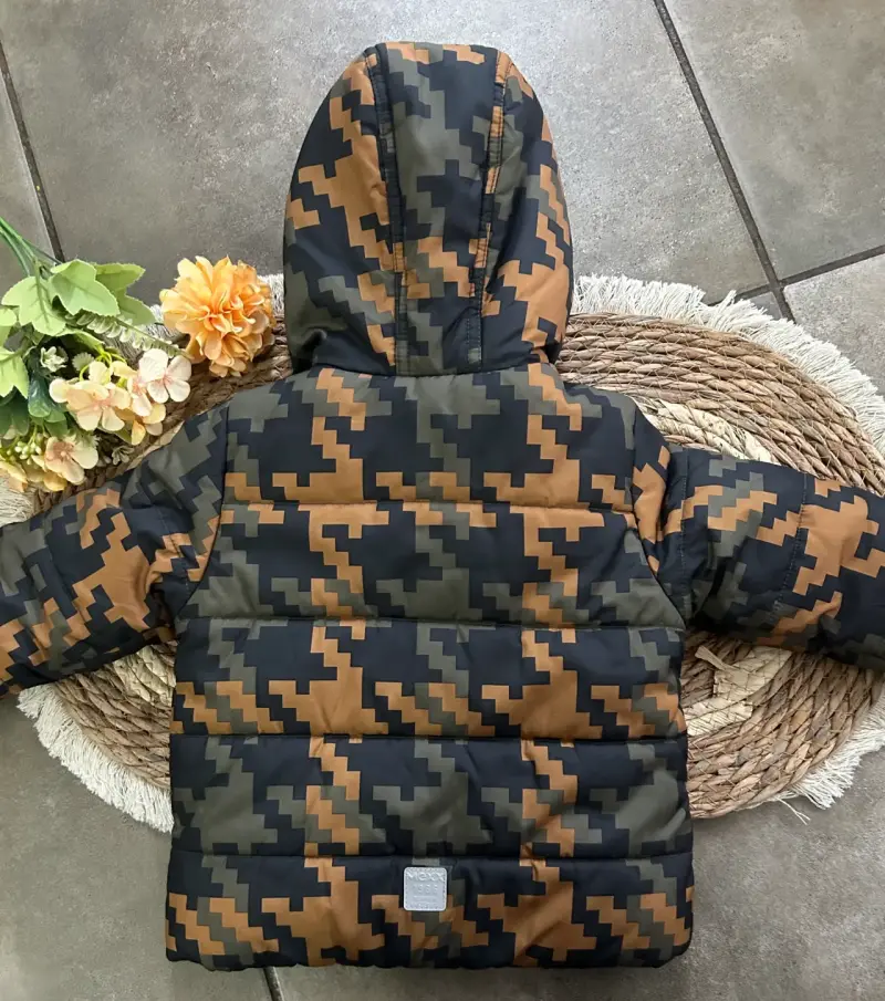 Parka camuflaje talla 12/18 meses - 4