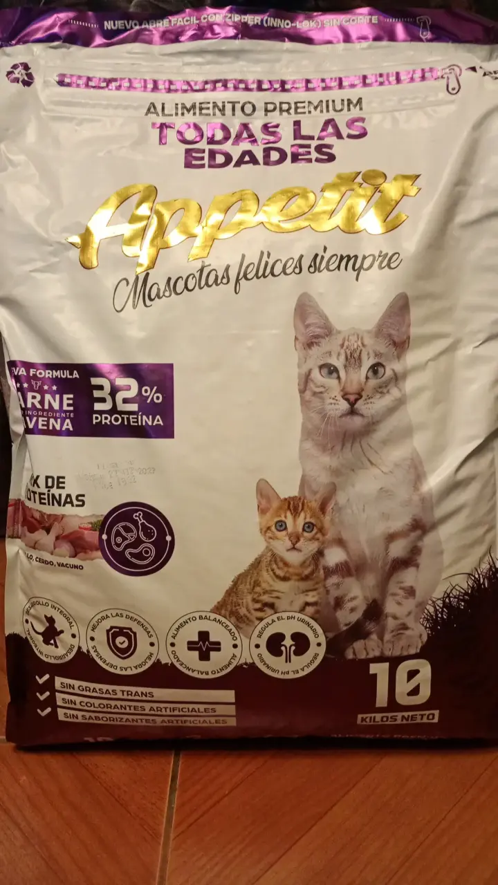 Alimento premium para gatos 10kg - 1