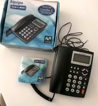 Teléfono fijo con pantalla LCD iluminada - miniatura 4