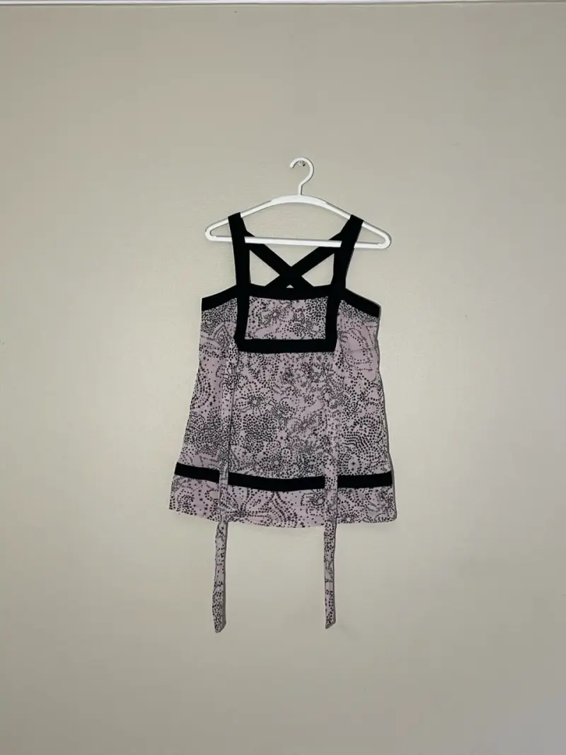 Blusa estampada con tirantes TOP SHOP - 4