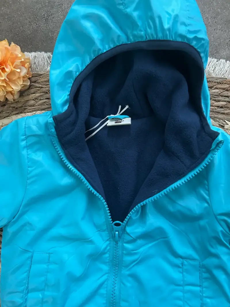 Chaqueta azul para bebé 12 meses - 4