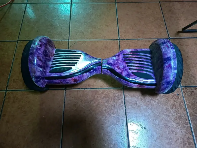 Hoverboard estampado púrpura