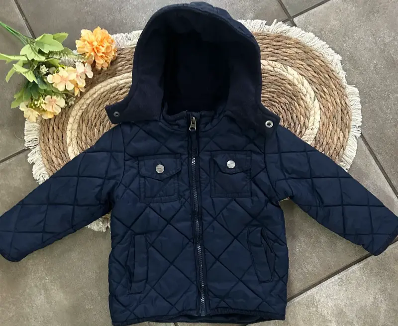 Chaqueta acolchada azul 24 meses - 2