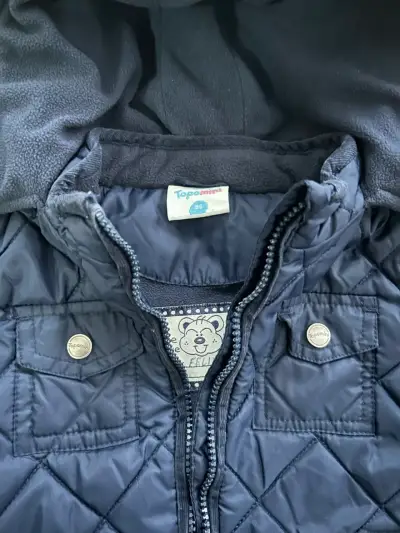 Chaqueta acolchada azul 24 meses - miniatura 4