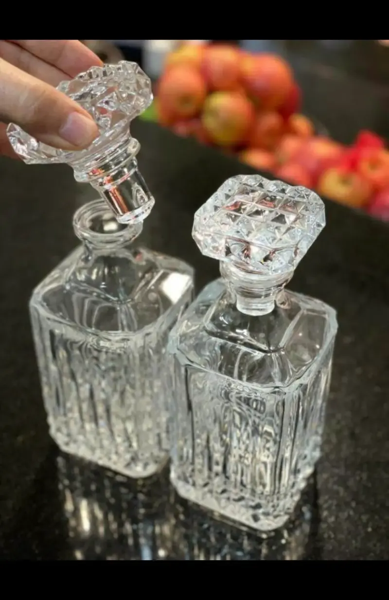 Set de licoreras de cristal - 2