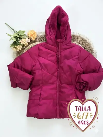 Chaqueta infantil fucsia talla 6/7 años - miniatura 1