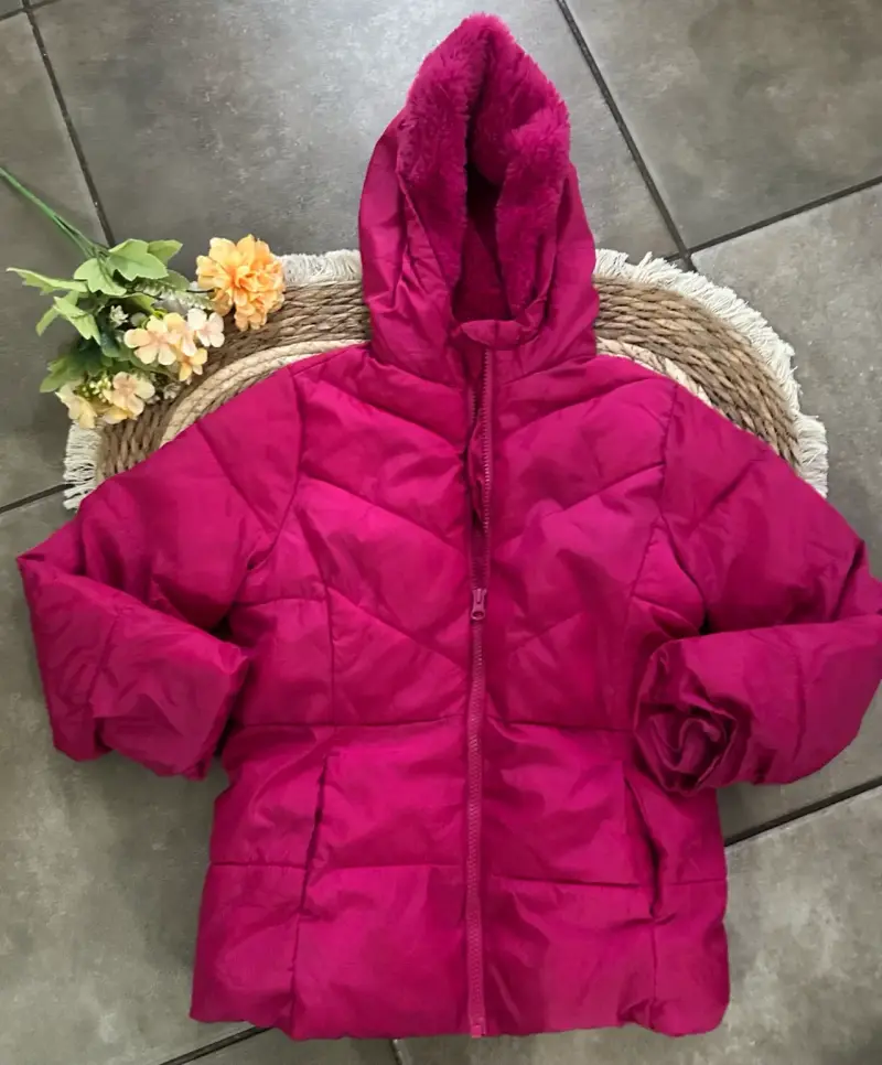 Chaqueta infantil fucsia talla 6/7 años - 2
