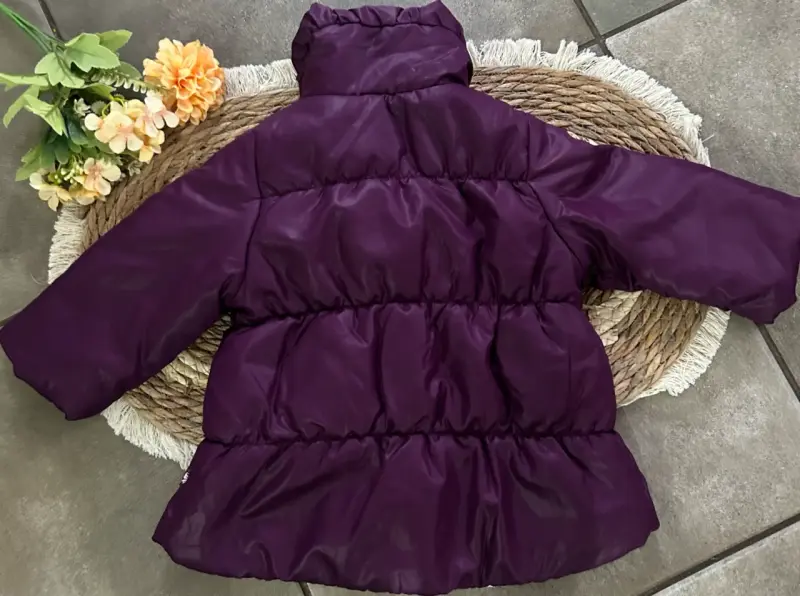 Abrigo morado bebé niña 12-18 meses - 3
